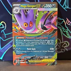 Pokemon TCG Mega Gengar EX 056/094 Phantasmal Flames Double Rare Holo 350 HP - Image 1