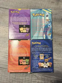 Lot of 4 Pokemon Theme Deck Incomplete Sets No Holos Misty Zap Brushfire Base - Image 2