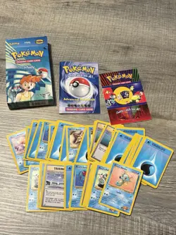 Lot of 4 Pokemon Theme Deck Incomplete Sets No Holos Misty Zap Brushfire Base - Image 4
