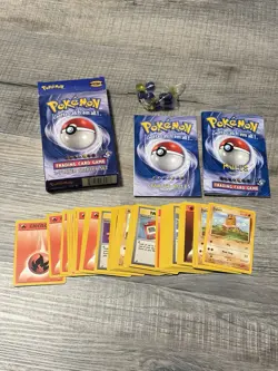 Lot of 4 Pokemon Theme Deck Incomplete Sets No Holos Misty Zap Brushfire Base - Image 5