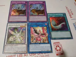 Yu-Gi-Oh Cards Double Cross Herald Of The Arc Light Phoenix Harpies Feat Duster. - Image 1