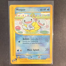 Pokemon Aquapolis Wooper 117/147 Common 2002 - Image 1