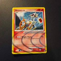 Pokemon TCG Arceus Lv.100 AR3 Holo - Platinum Arceus 2009 (With A Swirl) - Image 1