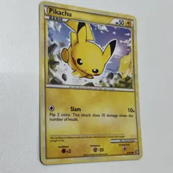 Pikachu 61/90 Pokemon English HeartGold & SoulSilver Undaunted 2010 NM - Image 2