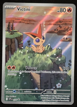 Victini 208 Black Star Promo Pokemon Scarlet & Violet NM - Image 1