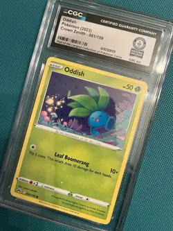 Pokemon Guinness World Record - Oddish Crown Zenith 1 Of 1 - Image 1