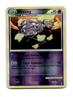 Weezing 38/95 Rare Call of Legends Pokemon Reverse Holo Near Mint - Image 1