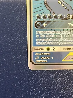 2019 Pokemon Sun And Moon Magikarp And Wailord GX Tag Team #161/181 - Image 5