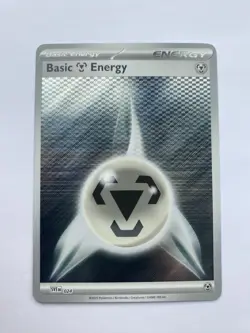 Pokemon TCG - Basic Steel Energy 024 - Horizontal Holo Rare - SV BBWF - Image 1