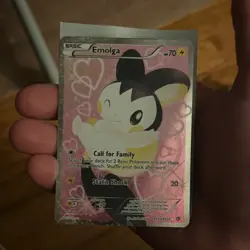 Pokemon Emolga RC23/RC25 Legendary Treasures Full Art Holo Rare Basic 70 HP Eng… - Image 1