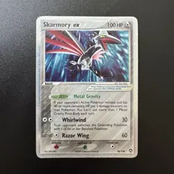Pokemon Skarmory ex 98/108 100HP Holo Ultra Rare EX Power Keepers Basic 2007 - Image 1