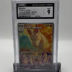 Pokemon Rapidash Illustration Rare Holo CGC 9 Sv10: Destined Rivals 189/182 2025 - Image 1