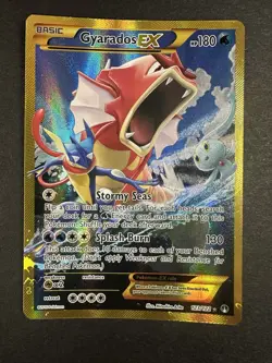 Pokemon TCG Gyarados EX 123/122 XY Breakpoint 2016 Secret Full Art Ultra Rare - Image 2