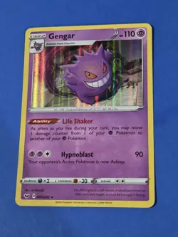 Pokemon Gengar 085/202 SWSH01: Sword & Shield Base Set Holo - Image 4