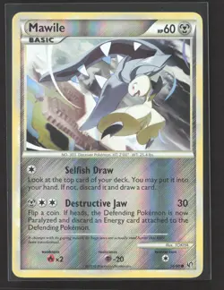 Pokemon 2010 HS—Undaunted Mawile #56/90 - Image 1