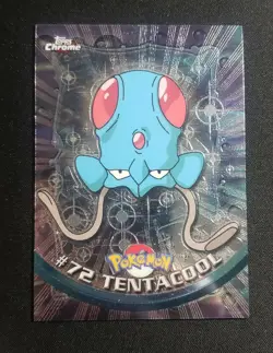 NM - Tentacool - #72 - Topps Chrome - Pokemon - Image 1