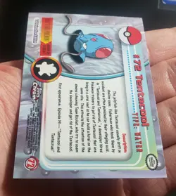 NM - Tentacool - #72 - Topps Chrome - Pokemon - Image 3