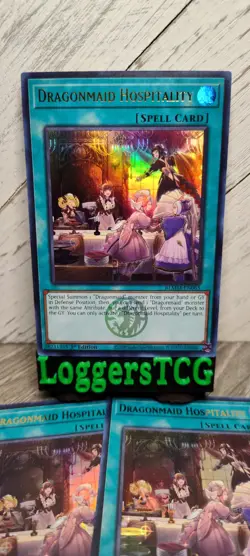 Yu-Gi-Oh! Dragonmaid Hospitality x3 / BLMM-EN065 1st Edition NM - Image 1