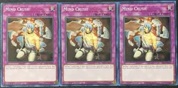 Mind Crush SR13-EN037 Structure Deck: Dark World 1st Edition (x3) Yugioh - Image 1