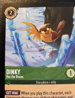 Dinky - Has The Brains 78/204 Common Winterspell Disney Lorcana TCG - Image 2