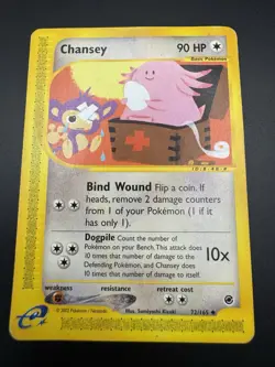 Chansey 72/165 Uncommon - Expedition Base Set - Pokemon Card HP - Image 5
