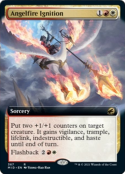 MTG - Angelfire Ignition - Extended Art - Innistrad: Midnight Hunt - NM, English - Image 1