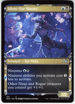 Silver-Fur Master (Showcase) U Kamigawa: Neon Dynasty 353 LP - Image 1