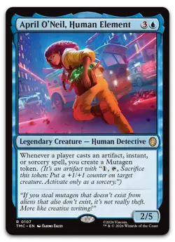 April O'Neil, Human Element #107 (NM) TMC Magic MTG - Image 1