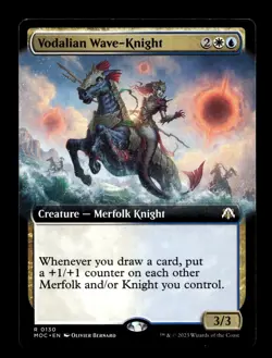Vodalian Wave-Knight (Extended Art) 130 R Commander: March of the Machine - Image 1