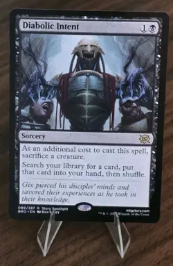 MTG Diabolic Intent The Brothers' War Regular Free shipping - Image 1