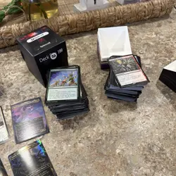 Magic the Gathering Bulk Lots Rares And Unbuilt Commander Decks - Image 2