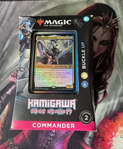 Magic: The Gathering Kamigawa: Neon Dynasty Commander Deck – Buckle Up SEALED - Image 1
