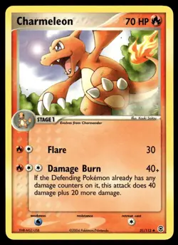 Pokemon TCG FireRed & LeafGreen #31/112 Charmeleon LP - Image 1