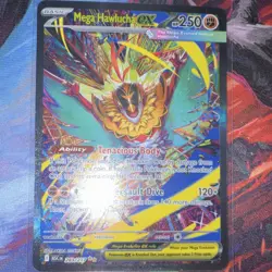 Mega Hawlucha EX 283/217 Full Art Holo Fighting Pokemon Card HP 250 - Image 1