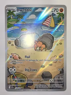 Pokemon TCG Dwebble Black Bolt 129/086 Holo Illustration Rare - Image 2