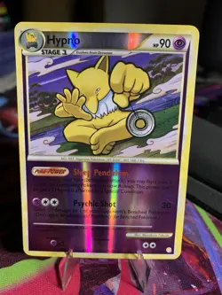 Pokemon TCG Hypno HeartGold SoulSilver Reverse Holo Card 23/123 Rare - Image 1