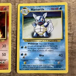 Pokemon TCG - Base Set 4th Print 1999-2000 - 5 CARD LOT - MP/LP - Vintage - Image 3