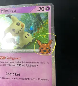 Mimikyu 037/091 Trick or Trade Cosmo Holo 2024 Pokemon TCG -Double Swirl -NM #1 - Image 1