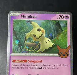 Mimikyu 037/091 Trick or Trade Cosmo Holo 2024 Pokemon TCG -Double Swirl -NM #1 - Image 2