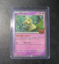 Mimikyu 037/091 Trick or Trade Cosmo Holo 2024 Pokemon TCG -Double Swirl -NM #1 - Image 4