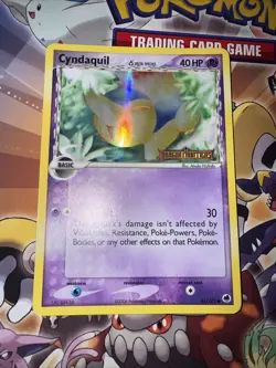2006 Pokemon - Cyndaquil 45/101 EX Dragon Frontiers STAMPED Reverse Holo - HP - Image 1