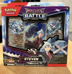 Pokemon Rival Battle Deck Steven's Beldum Illustration Metagross Ex - Image 1
