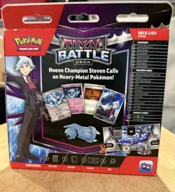 Pokemon Rival Battle Deck Steven's Beldum Illustration Metagross Ex - Image 2
