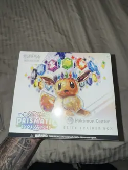 Prismatic Evolutions Pokemon Center Elite Trainer Box Sealed With Acrylic Box - Image 2