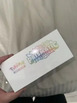 Prismatic Evolutions Pokemon Center Elite Trainer Box Sealed With Acrylic Box - Image 4