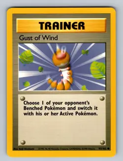 Gust of Wind - 093/102 Common Base Set - LP - NM Pokemon TCG - Image 1