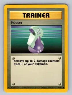 Potion 094/102 Common Base Set LP - NM Pokemon TCG - Image 1