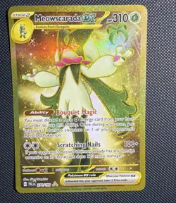Pokemon Meowscarada ex Hyper Rare Paldea Evolved 271/193 - Image 1