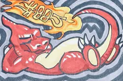 Favorite Pokemon Mini-Lot: Charmeleon Uncommon TCG and Original Art - Image 2