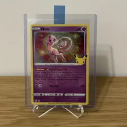 Pokemon Card Mew 011/025 Celebrations Holo Rare Near Mint - Image 1